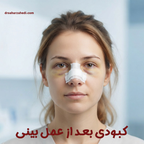 کبودی بعد از عمل بینی - دکتر زاهدی
