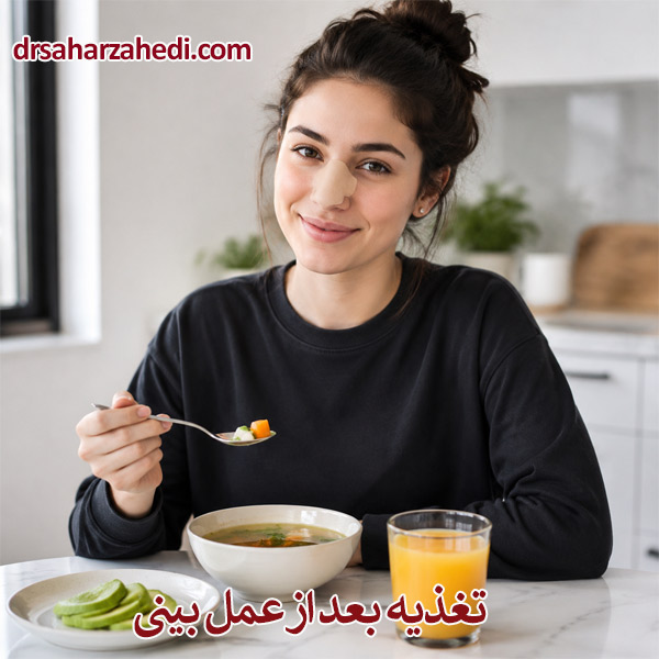 تغذیه بعد از عمل بینی - دکتر زاهدی